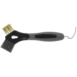 HIPPOTONIC limpiapiés de metal 3 en 1 con cepillo Negro
