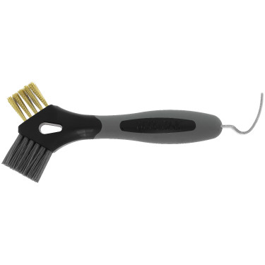HIPPOTONIC limpiapiés de metal 3 en 1 con cepillo Negro