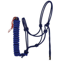 Licol éthologique + longe NORTON - Duo Azúl / negro Licol éthologique + longe NORTON - Duo Azúl / negro