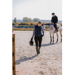 Chaleco calefactable EQUITHÈME Heated - Sasha Marino Azul marino