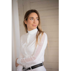 Cinturón Pénélope Signature con strass Negro