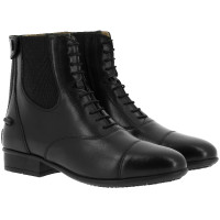 Botines con cordones/cremallera Equithème Chic Negro Botines con cordones/cremallera Equithème Chic Negro