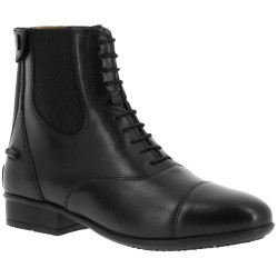 Botines con cordones/cremallera Equithème Chic Negro