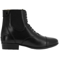 Botines con cordones/cremallera Equithème Chic Negro Botines con cordones/cremallera Equithème Chic Negro