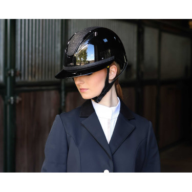 Galón desmontable para casco Lami-Cell Glitter Negro