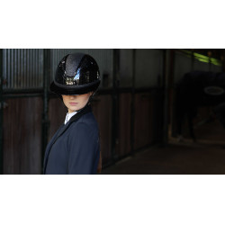 Galón desmontable para casco Lami-Cell Glitter Negro