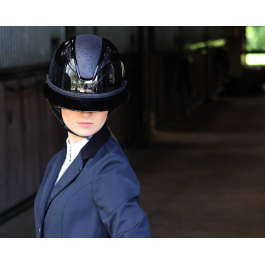 Galón desmontable para casco Lami-Cell Glitter Negro