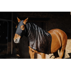 Protección de cuello integral Equithème Lycra/Mesh Negro