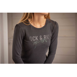 Camiseta PENELOPE - Lovely - Manga larga Antracita Gris Camiseta PENELOPE - Lovely - Manga larga Antracita Gris