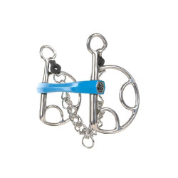 Muserola española Metalab Flexi recta Azul