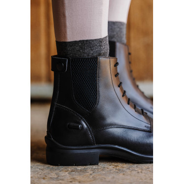 Botas con cordones y cremallera Equithème Sporty Negro Botas con cordones y cremallera Equithème Sporty Negro