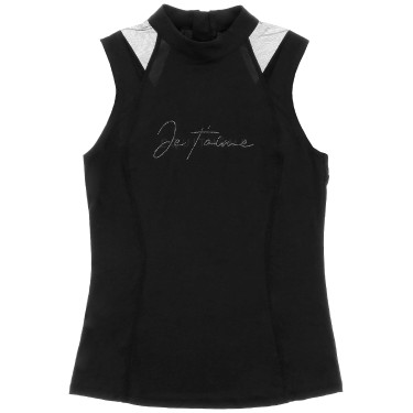 Polo Te quiero EQUITHÈME - Alba Negro