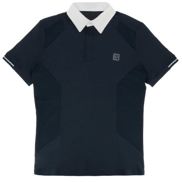 Polo EQUITHÈME - Víctor Marino Azul marino