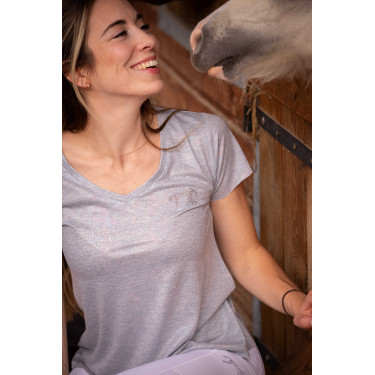 Camiseta Pénélope Juline Gris Camiseta Pénélope Juline Gris