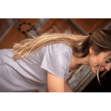 Camiseta Pénélope Juline Gris Camiseta Pénélope Juline Gris