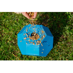 Pelota anti-glotón para gránulos HIPPOTONIC Azul