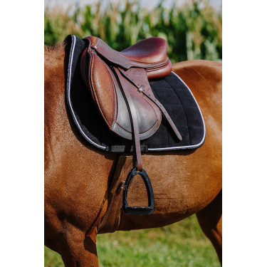 Manta de montar Riding World Corduroy Negro