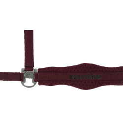 Cabezada de nylon Equithème 3D Mesh Burdeos