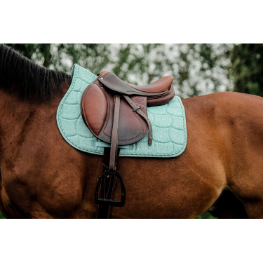 Almohadilla de montar Riding World Sunshine Verde claro Almohadilla de montar Riding World Sunshine Verde claro