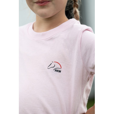 Camiseta HKM Bucha Niños Rosa