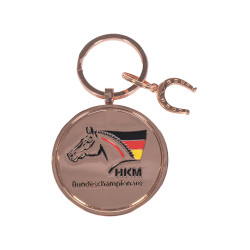 Llavero HKM Bucha Oro rosa Negro