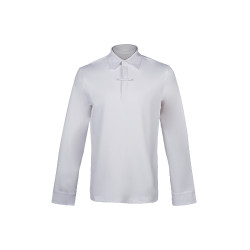 Polo de concurso para hombre HKM Davie Blanco