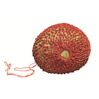 Red de heno con bozal HKM Roja Rojo