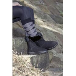 Botas forradas impermeables Davos Fur HKM Negro