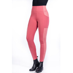 Legging HKM Mesh Style asiento completo de silicona