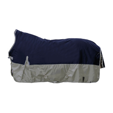 Manta highneck HKM Winnipeg 1200D 200g Azul oscuro / gris claro