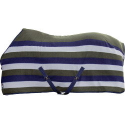 Manta secante Professional HKM Azul oscuro / gris piedra / verde oliva Motifs