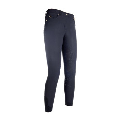 Pantalón LG Basic con culera de silicona HKM Azul oscuro Pantalón LG Basic con culera de silicona HKM Azul oscuro