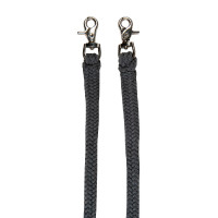 Cabezada etológica Strass con riendas / ramales HKM Gris / uva