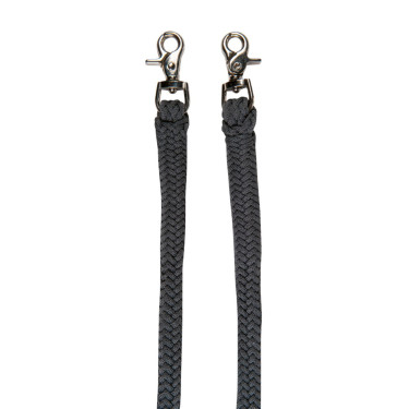 Cabezada etológica Strass con riendas / ramales HKM Gris / uva