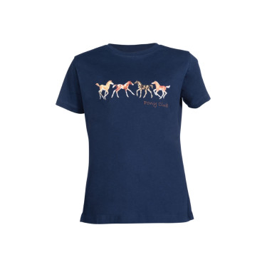 Kinder T-shirt Pony Club HKM Azul oscuro Kinder T-shirt Pony Club HKM Azul oscuro