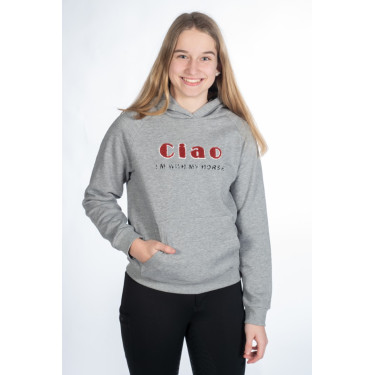 Sudadera con capucha Ruby HKM Gris claro / mezcla