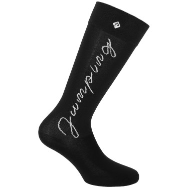 Equithème Jump calcetines Negro / plata