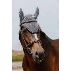 Bonete espantamoscas Equithème Chic Gris