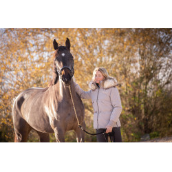 Parka Pénélope Steppy Gris pardo Marrón Parka Pénélope Steppy Gris pardo Marrón