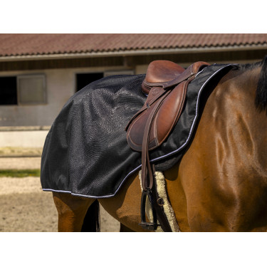Riñonera Equithème - TYREX 600D - Tejido polar Negro Riñonera Equithème - TYREX 600D - Tejido polar Negro