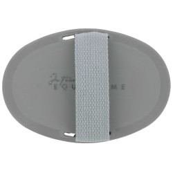 Currycomb Te quiero Equithème Strass Gris