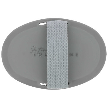 Currycomb Te quiero Equithème Strass Gris