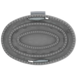 Currycomb Te quiero Equithème Strass Gris