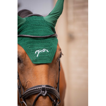Bonete para caballos Pénélope Algodón Verde oscuro