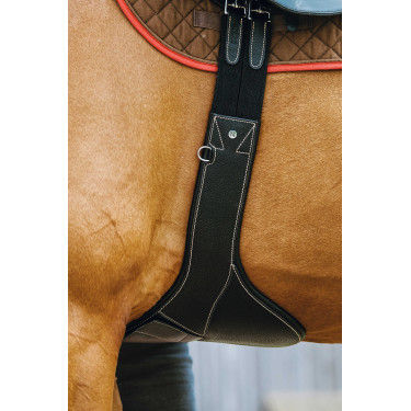 Cincha con babero Magnet Norton Negro