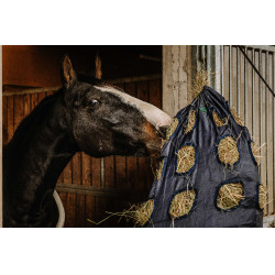 Bolsa para heno Hippotonic con agujero Azul marino