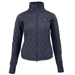 Chaqueta acolchada ligera Horze Zoe mujer Azul marino