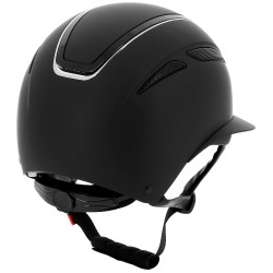 Casco EQUITHEME Agris visera ancha Negro plateado Casco EQUITHEME Agris visera ancha Negro plateado