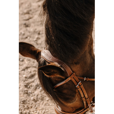 Cabezada de montar ERIC THOMAS Visby Havana Marrón Cabezada de montar ERIC THOMAS Visby Havana Marrón