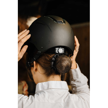 Red para el cabello Equithème Shiny Negro